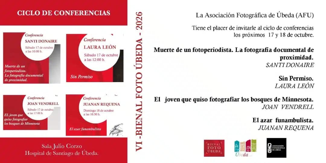 VI Bienal Foto Úbeda: ciclo de conferencias fotográficas