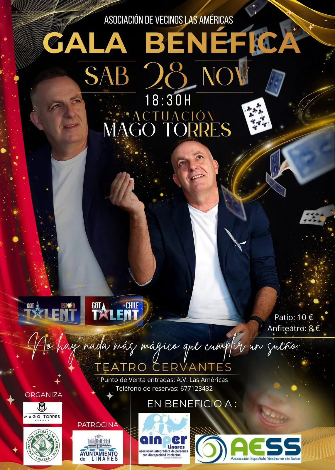 Gala Benéfica de la Asociación de Vecinos Las Américas (Linares)