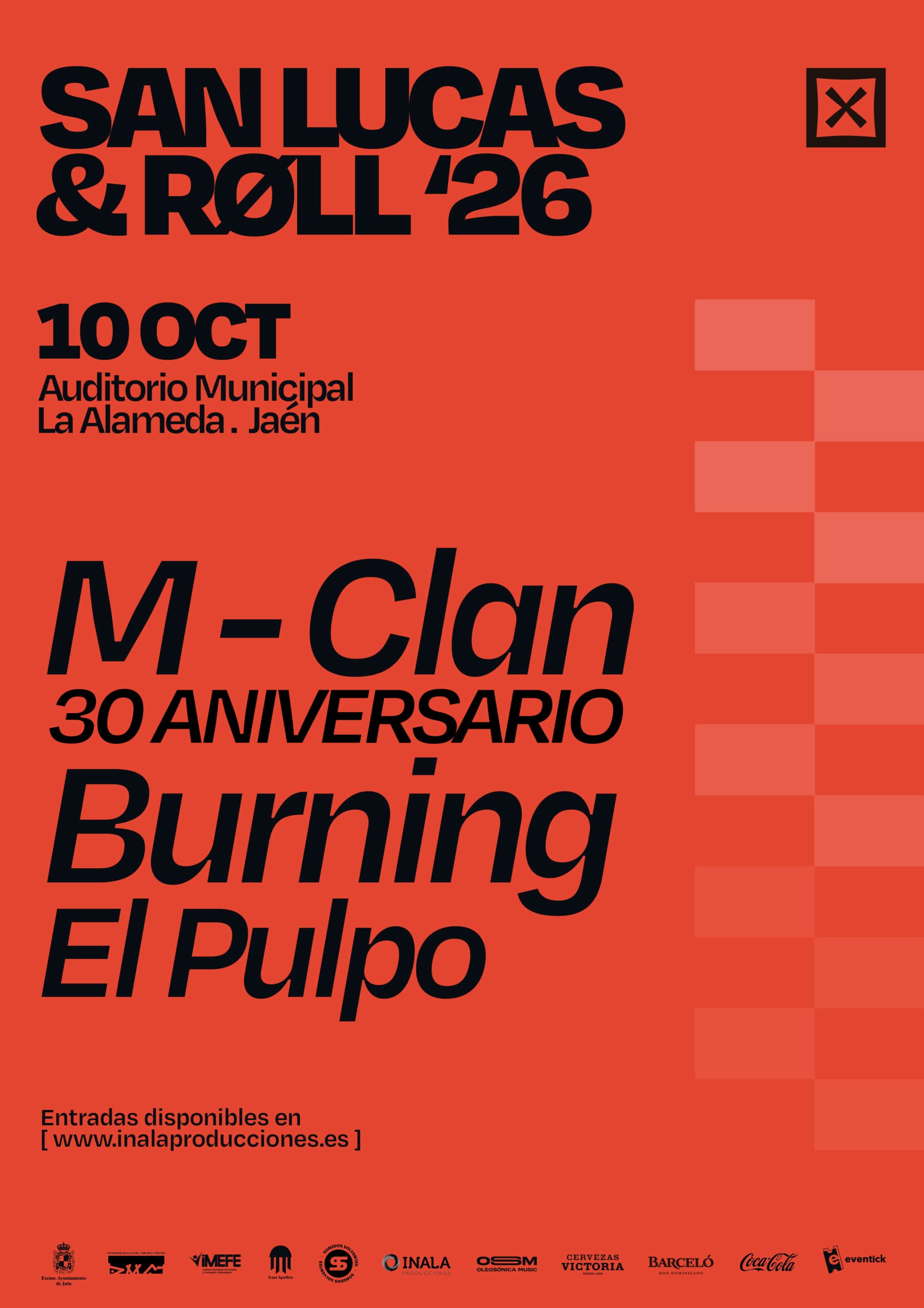 San Lucas & Roll 2026: M-Clan, Burning y El Pulpo