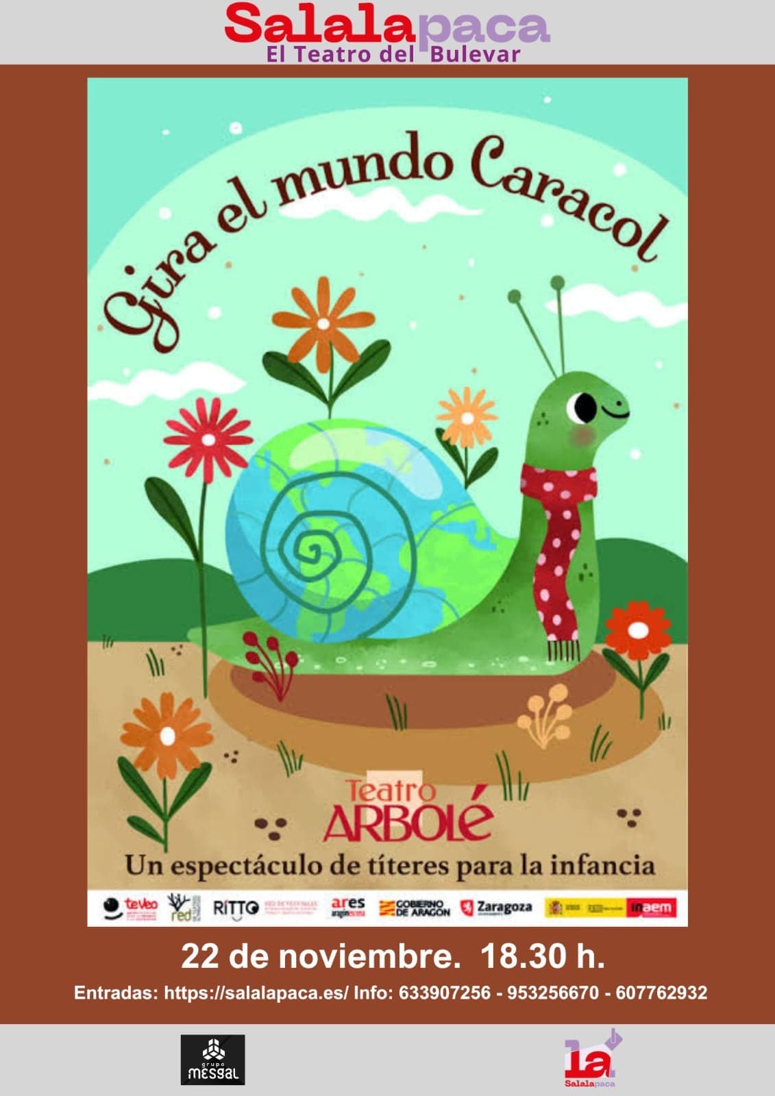 El Mundo Caracol – Teatro Arbolé (SALALApaca)