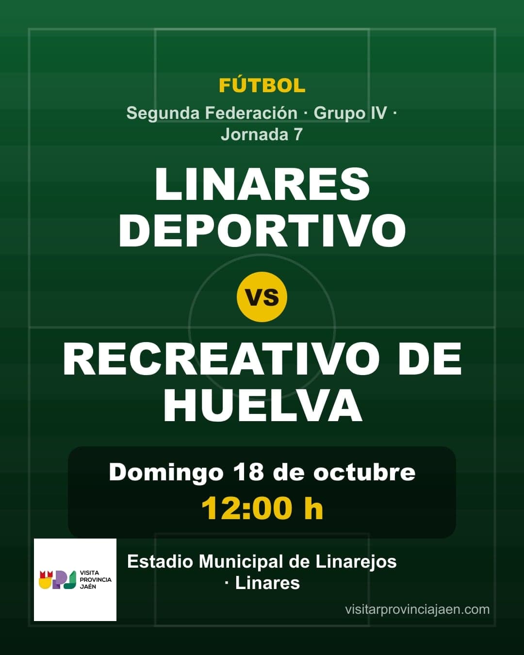 Linares Deportivo – Recreativo de Huelva (Segunda Federación)