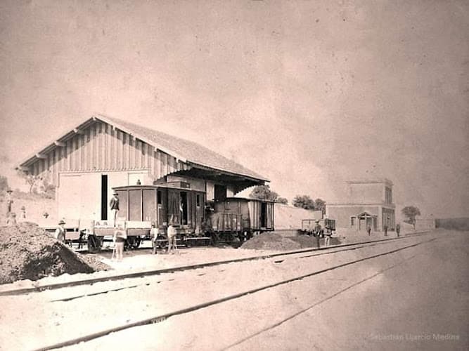 Ruinas de la antigua Estación de Trenes de Bailén