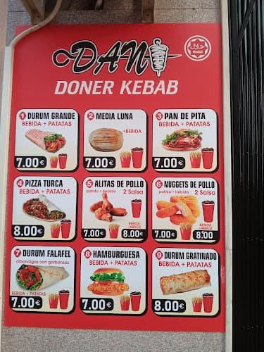 Dani kebab alcaudete